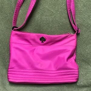 Late Spade nylon cross body